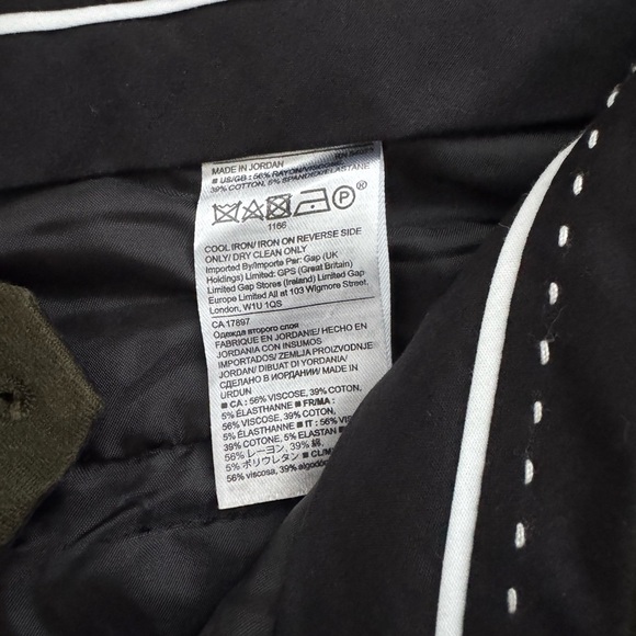 Banana Republic SLOAN SKINNY-FIT SIDE-STRIPE PANT Sz 14 - Picture 4 of 6